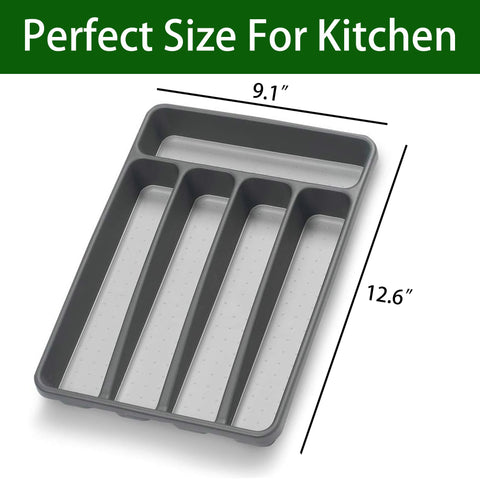 Loyareal drawer tray features soft TPR lining to protect utensils