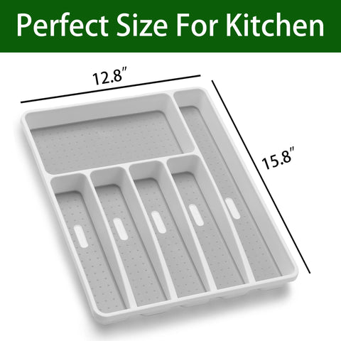 Loyareal organizer features soft-lined compartments to protect delicate flatware.