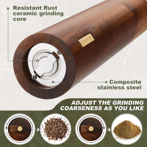 LOYIM adjustable grind knob allows customizing coarseness easily