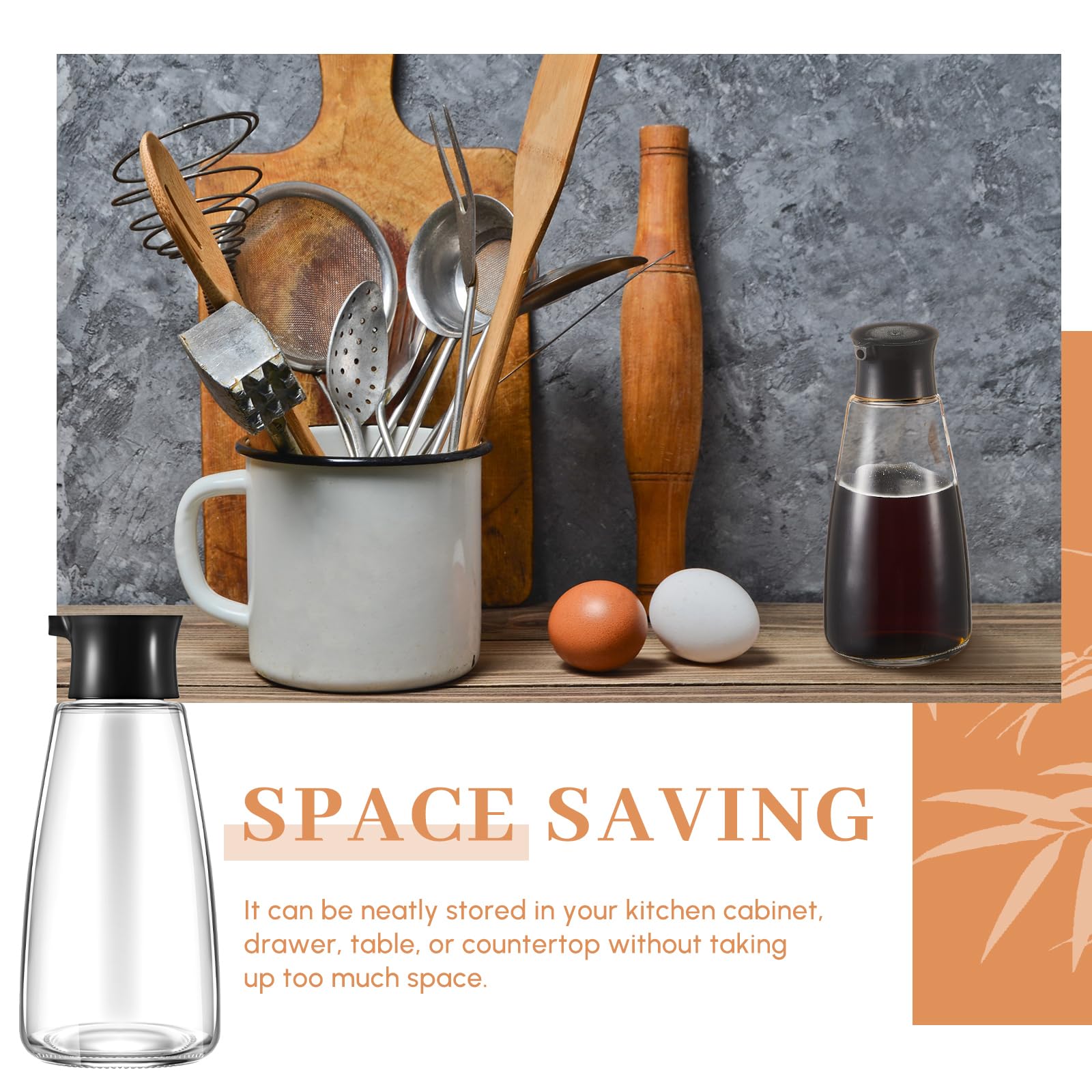 LOYIM cruet dispenser kitchen display enhances dining tables at home or in cafes