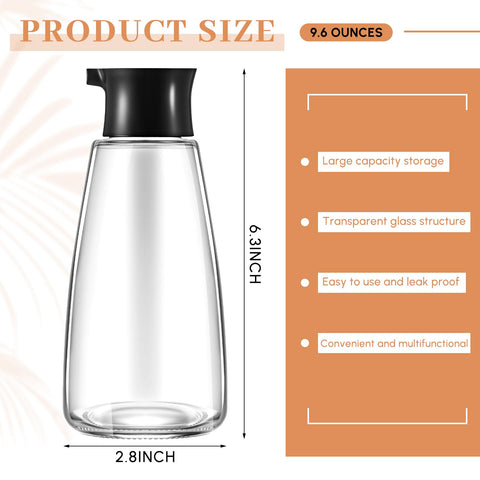LOYIM cruet dispenser olive oil bottle showcases clear glass for easy monitoring