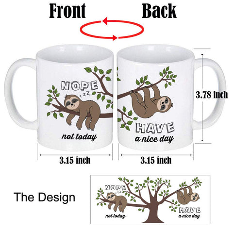 LOZACHE 11oz ceramic coffee cup ideal for tea or coffee at home