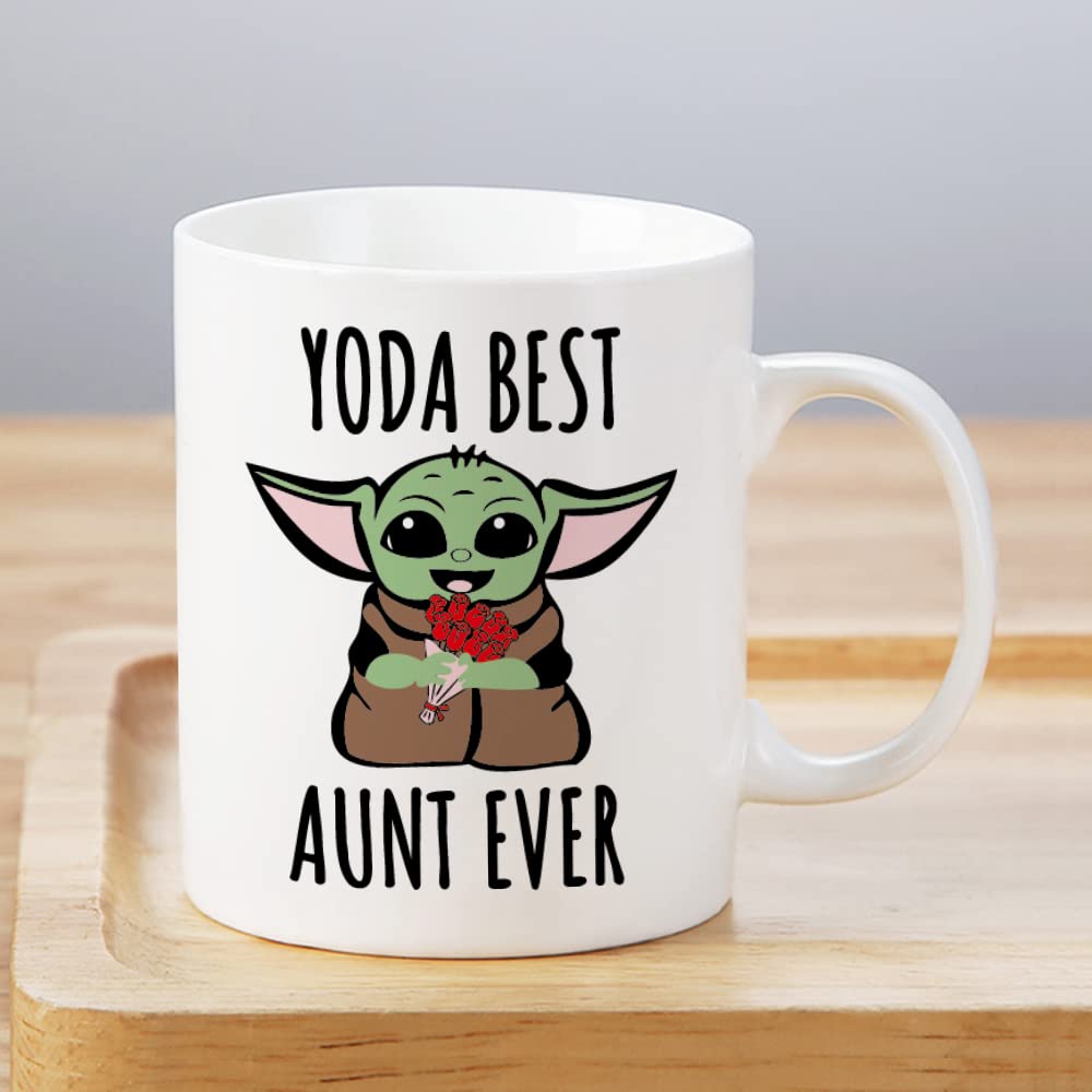 LOZACHE Baby Yoda mug size details for easy daily use