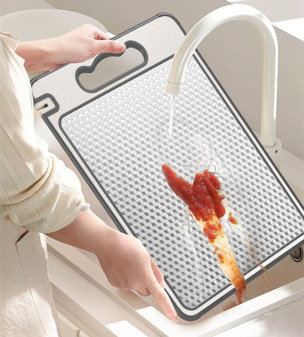 Lozovin cutting board 14-4x9-8 inches fits compact kitchens and small spaces