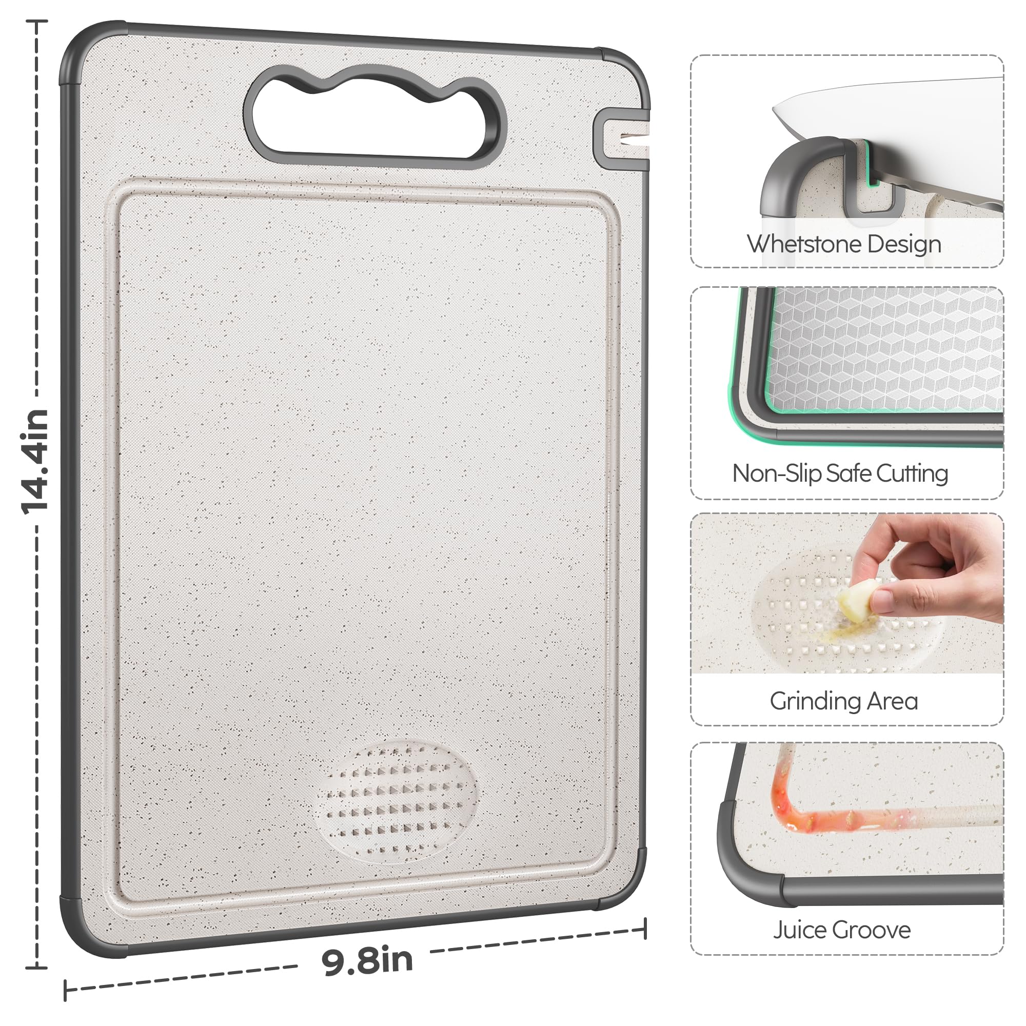 Lozovin cutting board dishwasher-safe design enables convenient cleaning after cooking