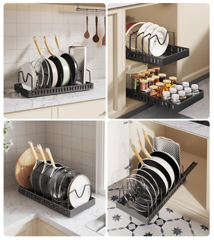 Lozovin easy-install no-drilling design with protective tape for simple cabinet setup.