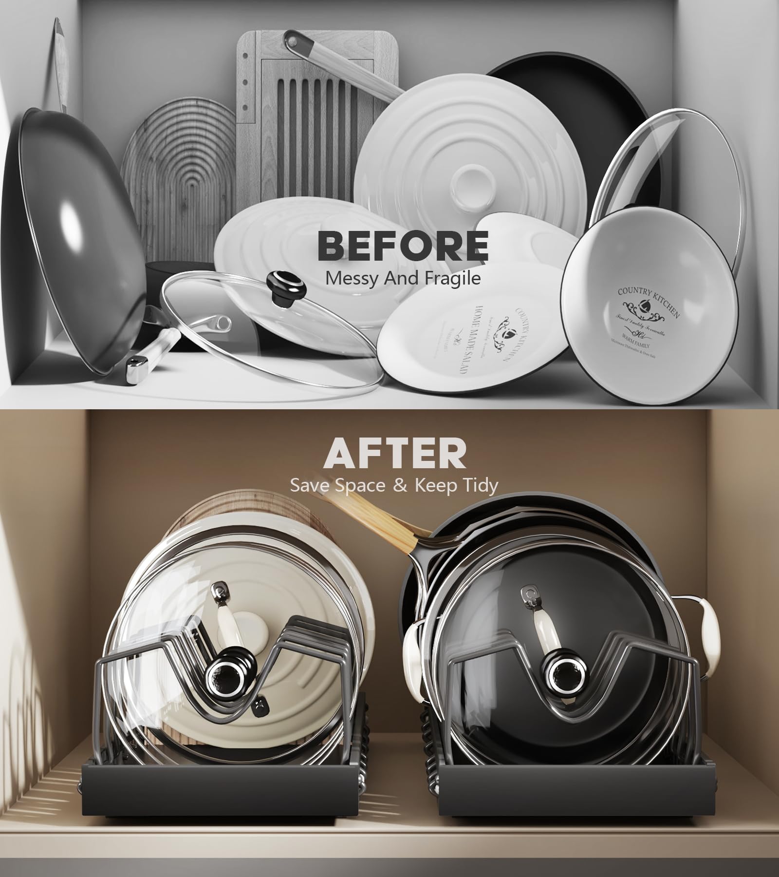 Two-pack Lozovin setup suitable for kitchens and pantries