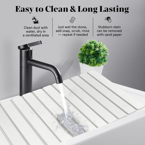 Lprmnnc Extral Large Stone Dish Drying Mat as heat proof mat