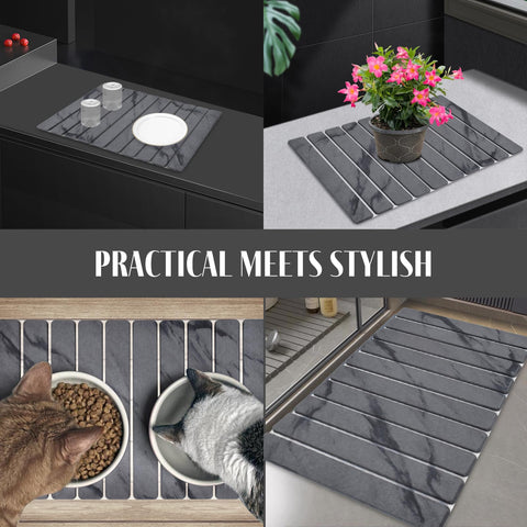 Lprmnnc multi-use mat doubles as pet pad and heat-resistant coaster