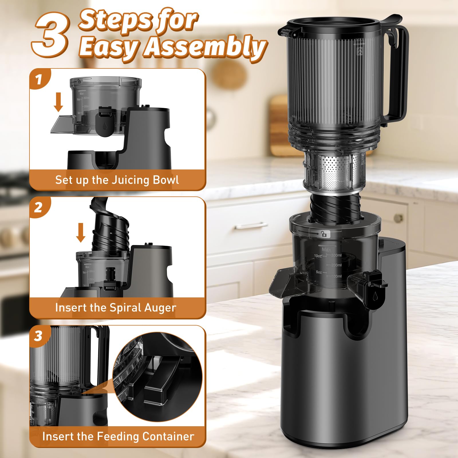 LQZ pulp-control system helps you enjoy smoother juice.