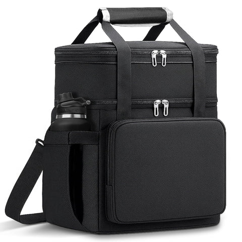 LRCXL lunch box with double-deck design for versatile on-the-go meals.