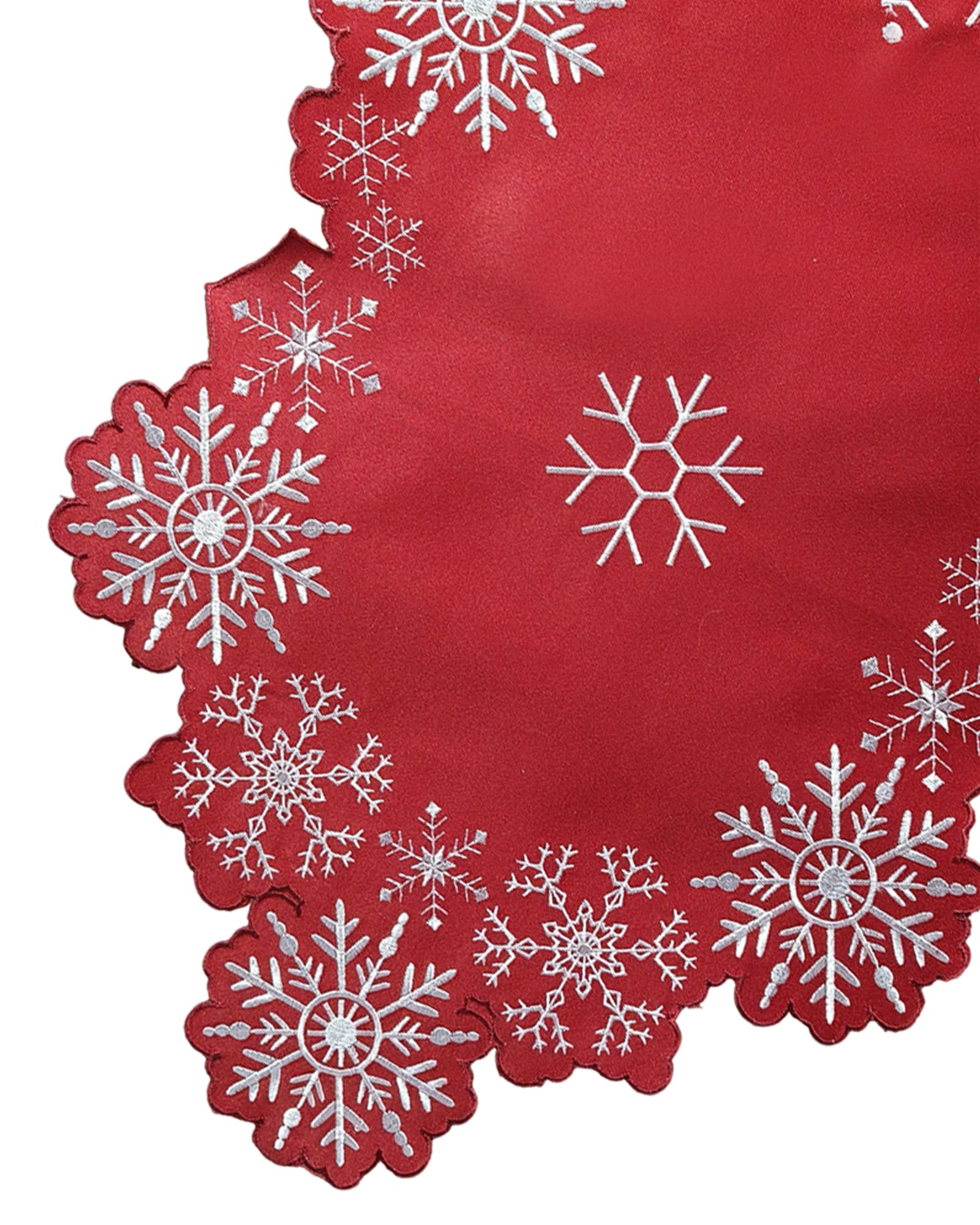 LRDOVIS wrinkle-resistant table runner keeps a neat look through meals.
