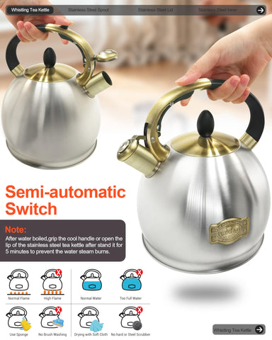 LRYYBTI BPA-free teapot supports healthy kitchen choices