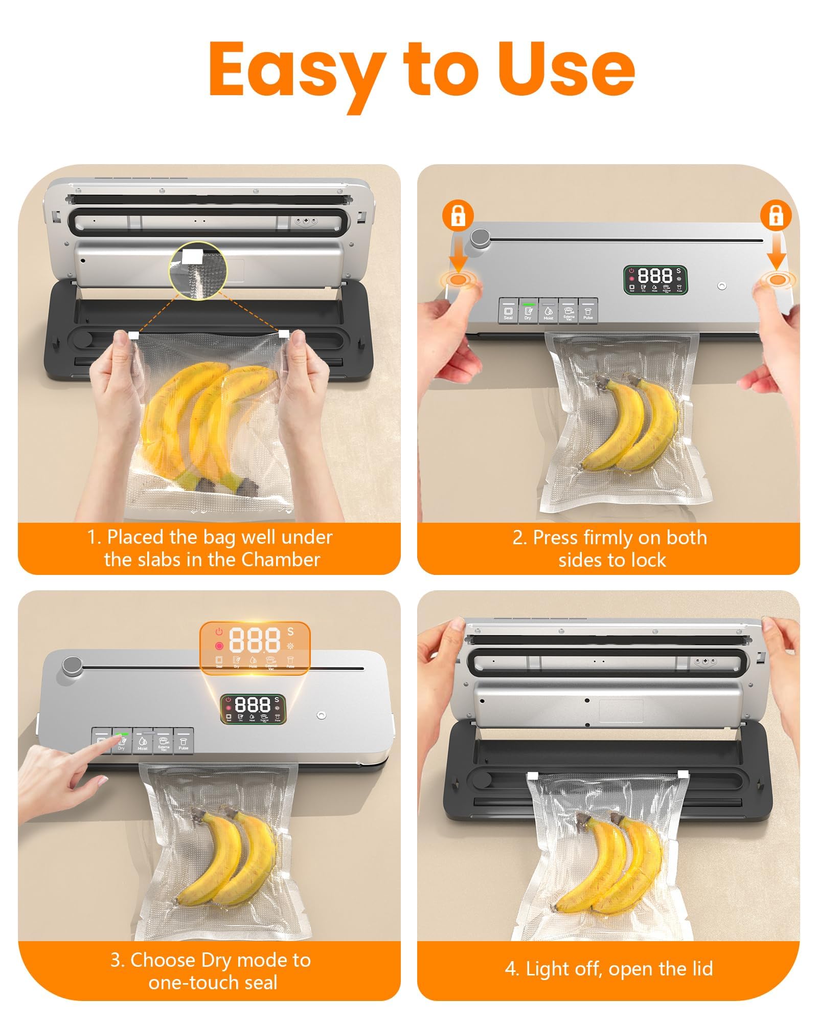 LSA Apparel external cutter tool shown for custom bag sizes and reduced waste.