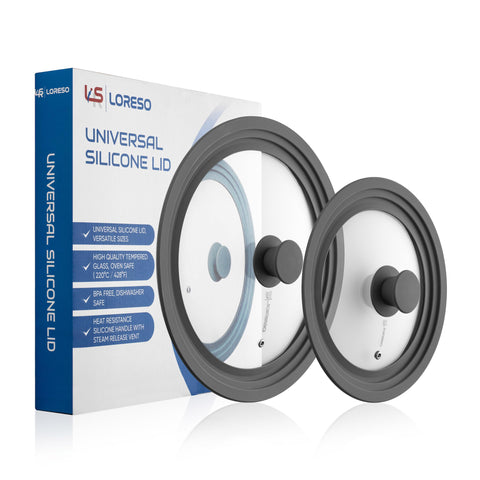 LSR LORESO clear-view lid helps monitor meals without lifting.