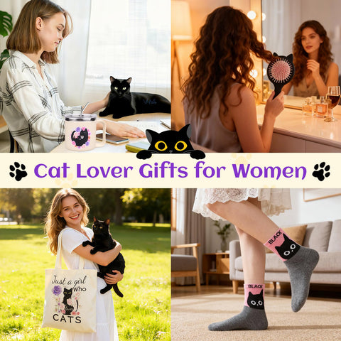 LSYDCARM cat socks trio for cozy daily wear