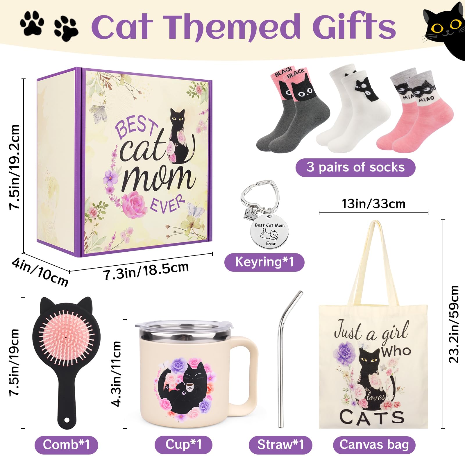 LSYDCARM cat tote bag ideal for errands and everyday style