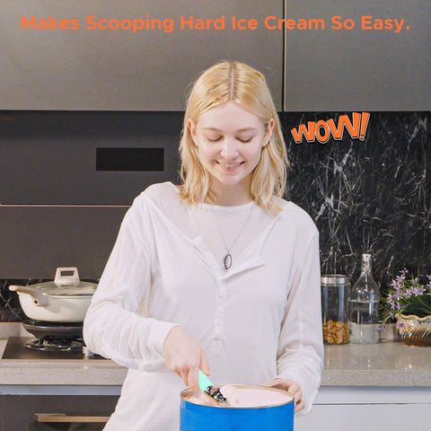 LT LAUDTEC heated ice cream scoop hand washing required not dishwasher safe