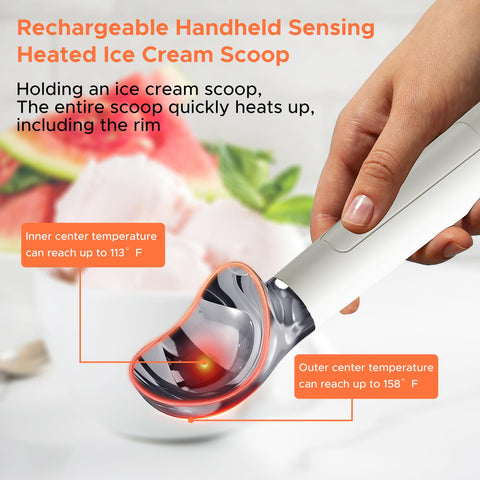 LT LAUDTEC LED display on the scoop shows temperature and power.