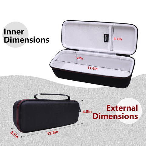 LTGEM case vacuum bags compartment keeps accessories organized on the go