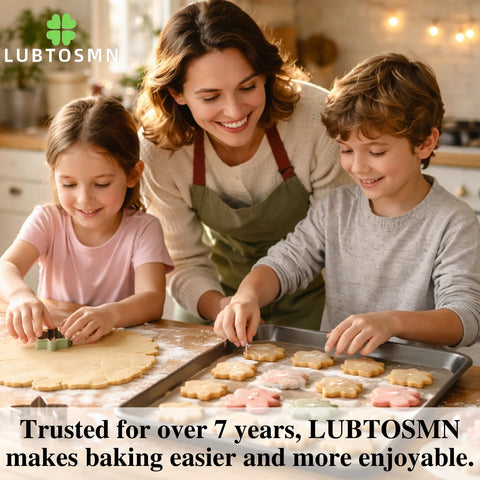 LUBTOSMN rose cutter to create romantic treat shapes.
