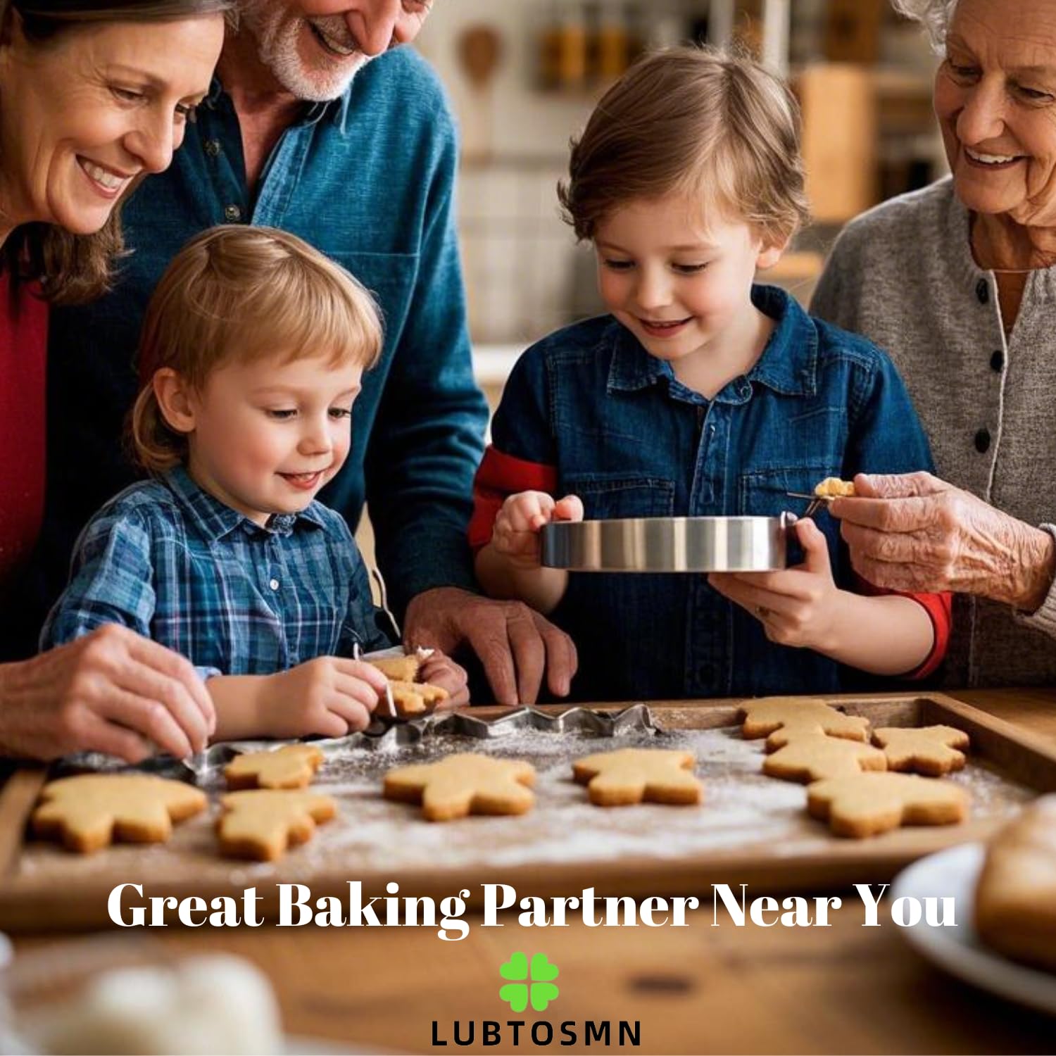 LUBTOSMN deer cookie cutter creates charming forest shapes for celebrations.