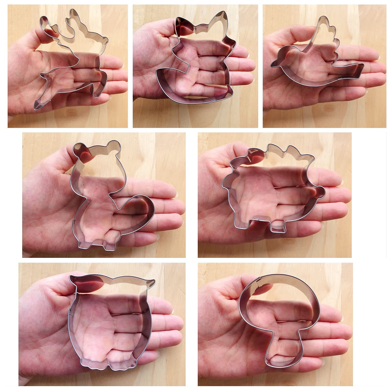 LUBTOSMN mushroom cookie cutter for cute toppers and platters.