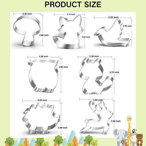 LUBTOSMN squirrel cookie cutter perfect for dough crafts and parties.