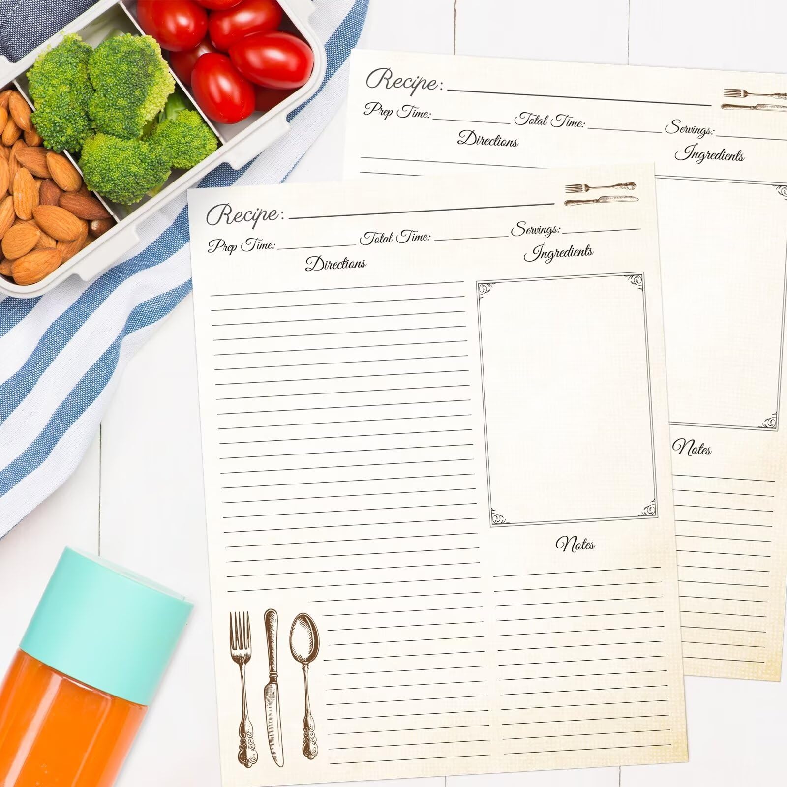 LuBudingJoy divider pages help separate courses, families, or meal plans.
