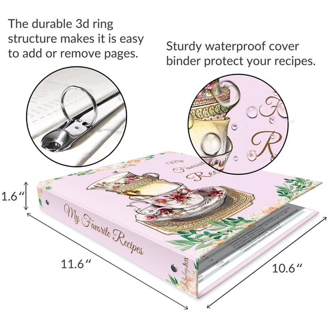 LuBudingJoy full-page recipe cards provide space for steps and tips