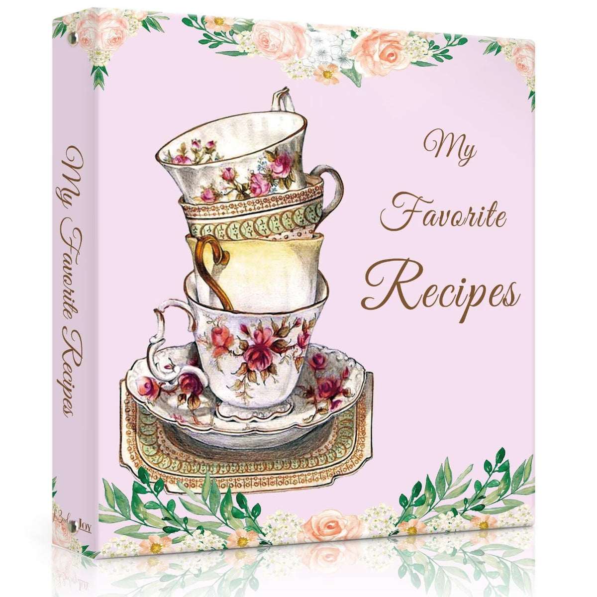 LuBudingJoy recipe binder cover protects recipes with a water-resistant surface