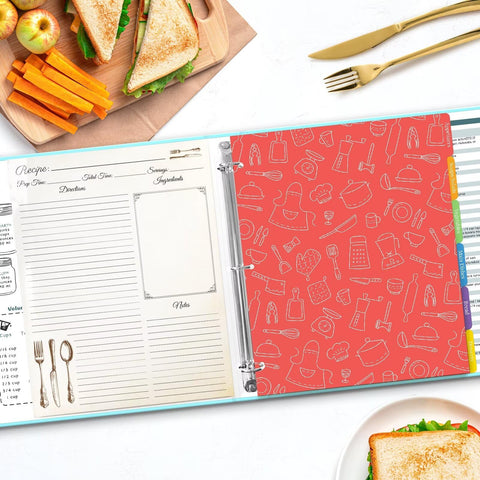 LuBudingJoy waterproof acid-free cover keeps recipes durable over time.