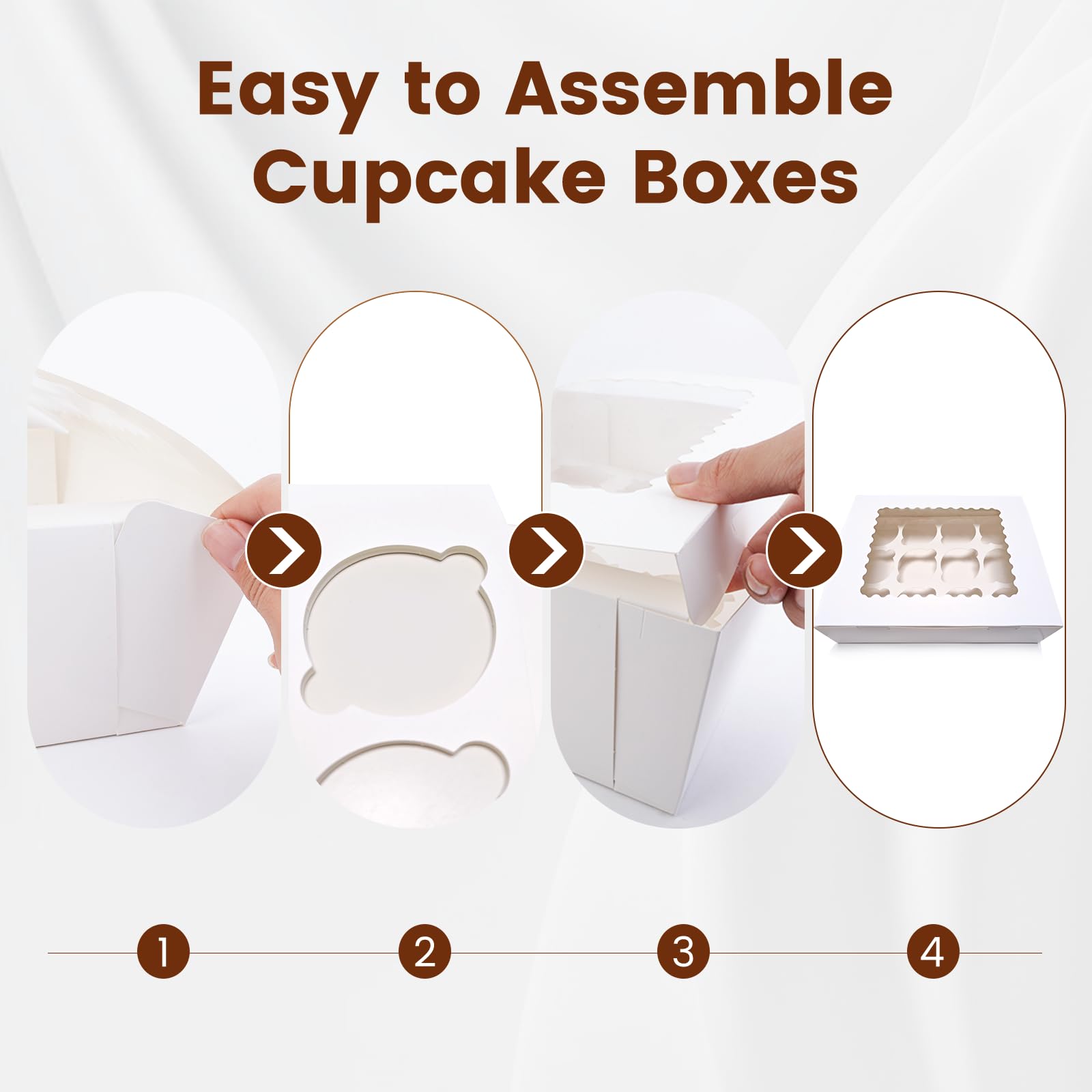 Luck.WH folded box design saves space during storage and transport.