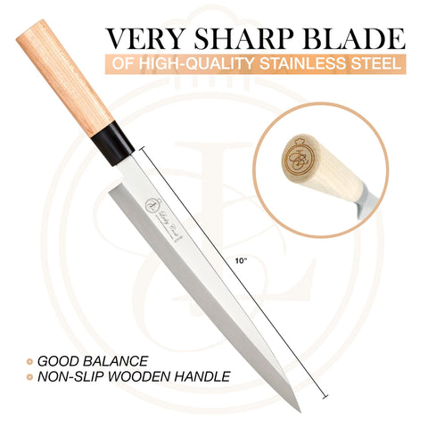 Lucky Cook polished finish ensures effortless slicing and presentation-ready plates.