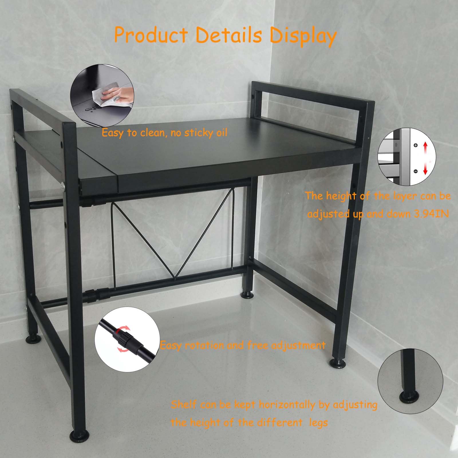 LUCKY KVW rust-proof carbon steel rack resists heat and splashes