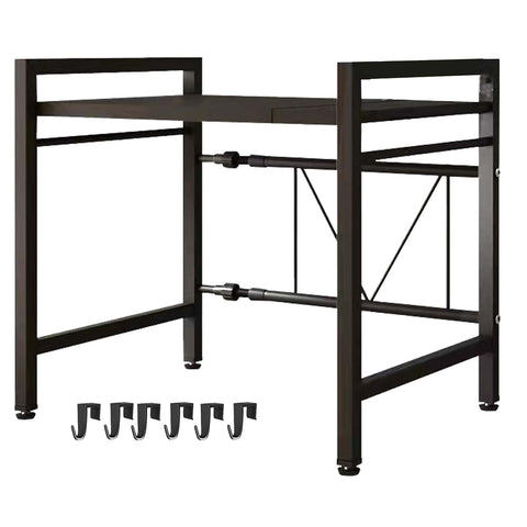 LUCKY KVW microwave rack-extendable length helps maximize counter space