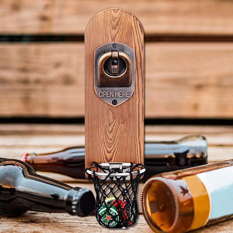 LUCYLANKER durable wood base and zinc alloy opener endure seasons.