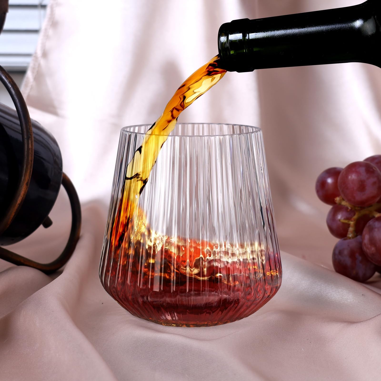 Lueumxc 40-pack wine glasses for bulk gifting and large celebrations.