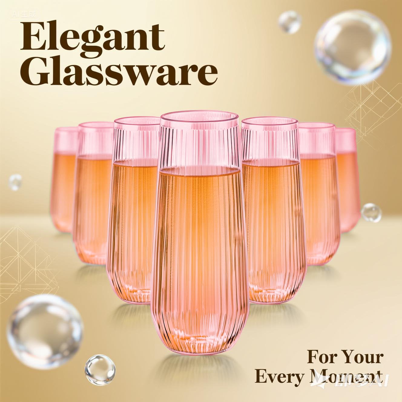 Lueumxc clear disposable cocktail cups elevate any party setting with glass-like appeal