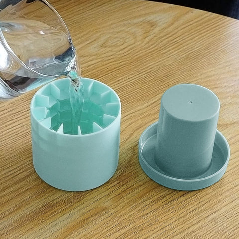 LUEXBOX three inch tall mold holds up to sixty cubes for beverages