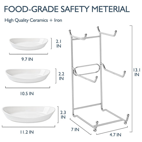 LUFILUFI fruit bowl stand, medium tier ideal for snacks and small produce.