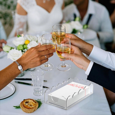 LUGUNU everyday-accessible napkin holder for kitchens, bathrooms, and dining areas.