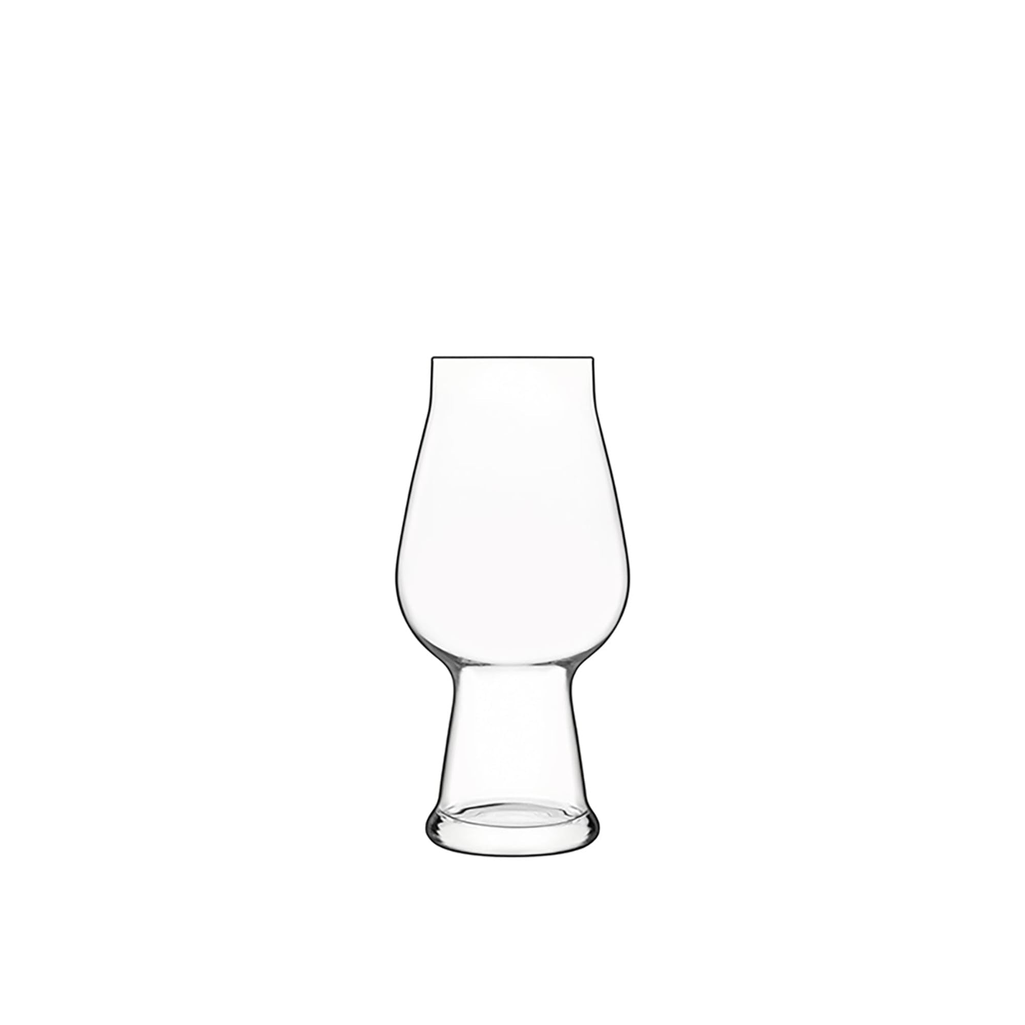 Birrateque IPA glass close-up highlights foam-control system and aroma release