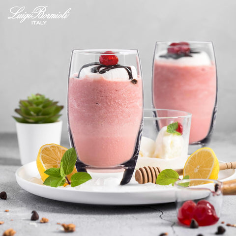 Luigi Bormioli Crescendo highball 20oz set4 visual-dishwasher-safe demonstrates easy care