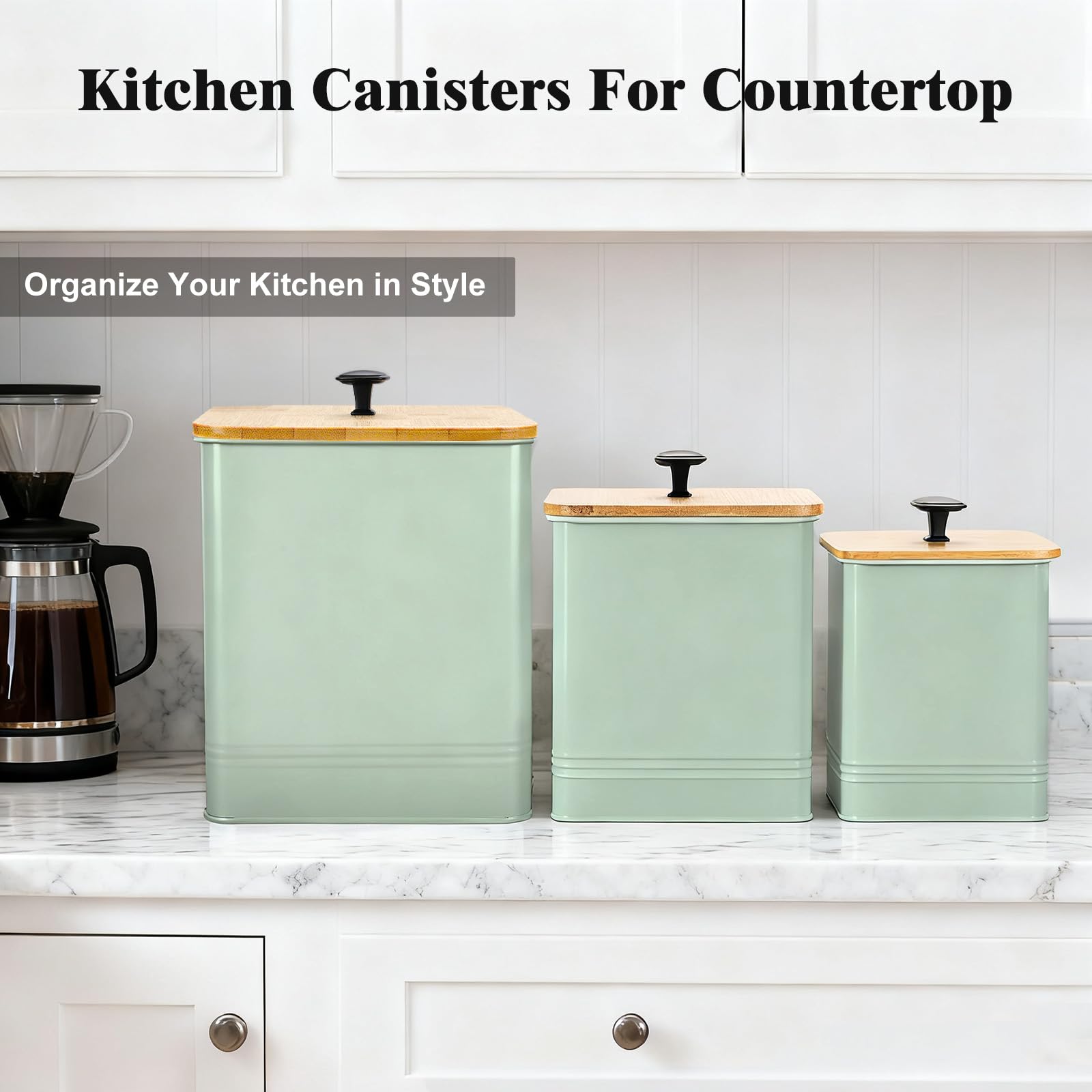 LUKMILEE small coffee tea jar for compact storage.