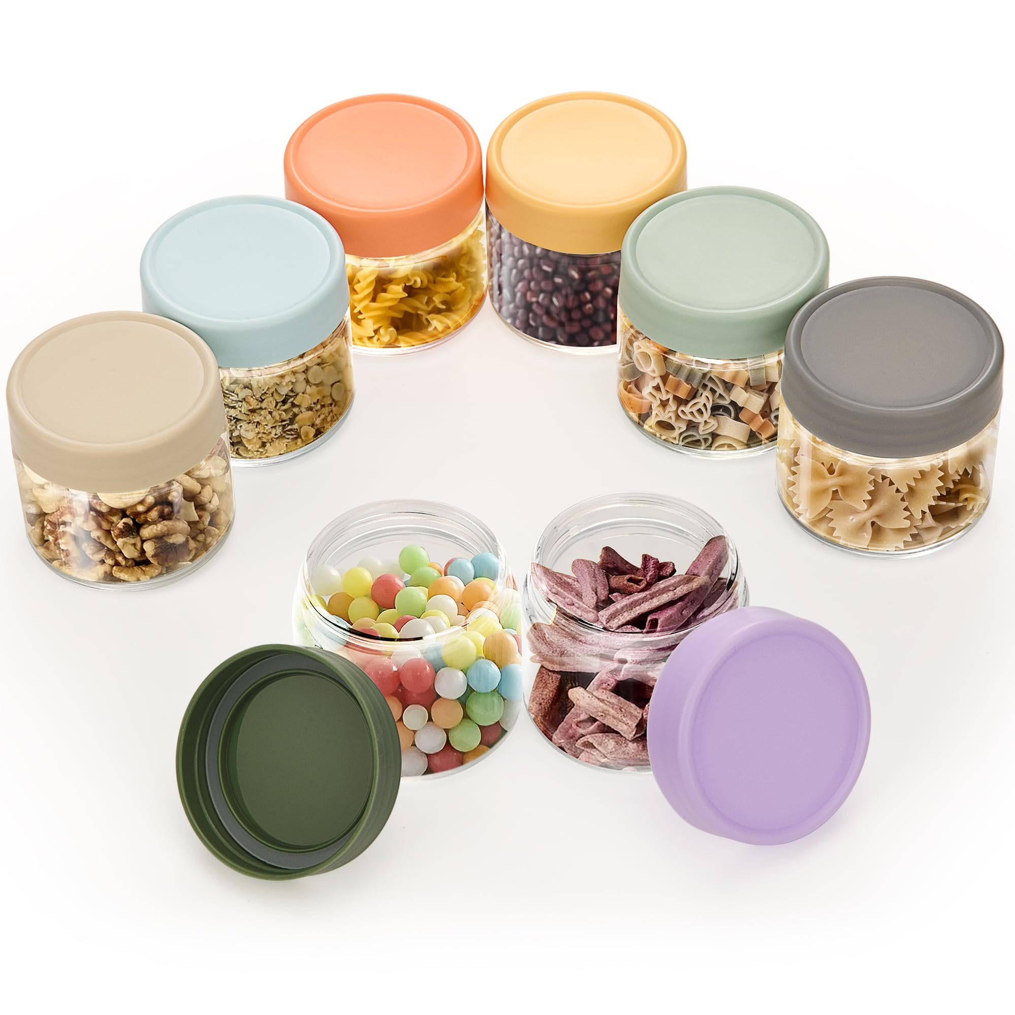 Lulonpon 2oz mason jar with lid showing airtight seal for dressings