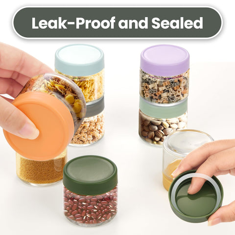 Lulonpon leakproof container highlights silicone ring for spills-free sauces