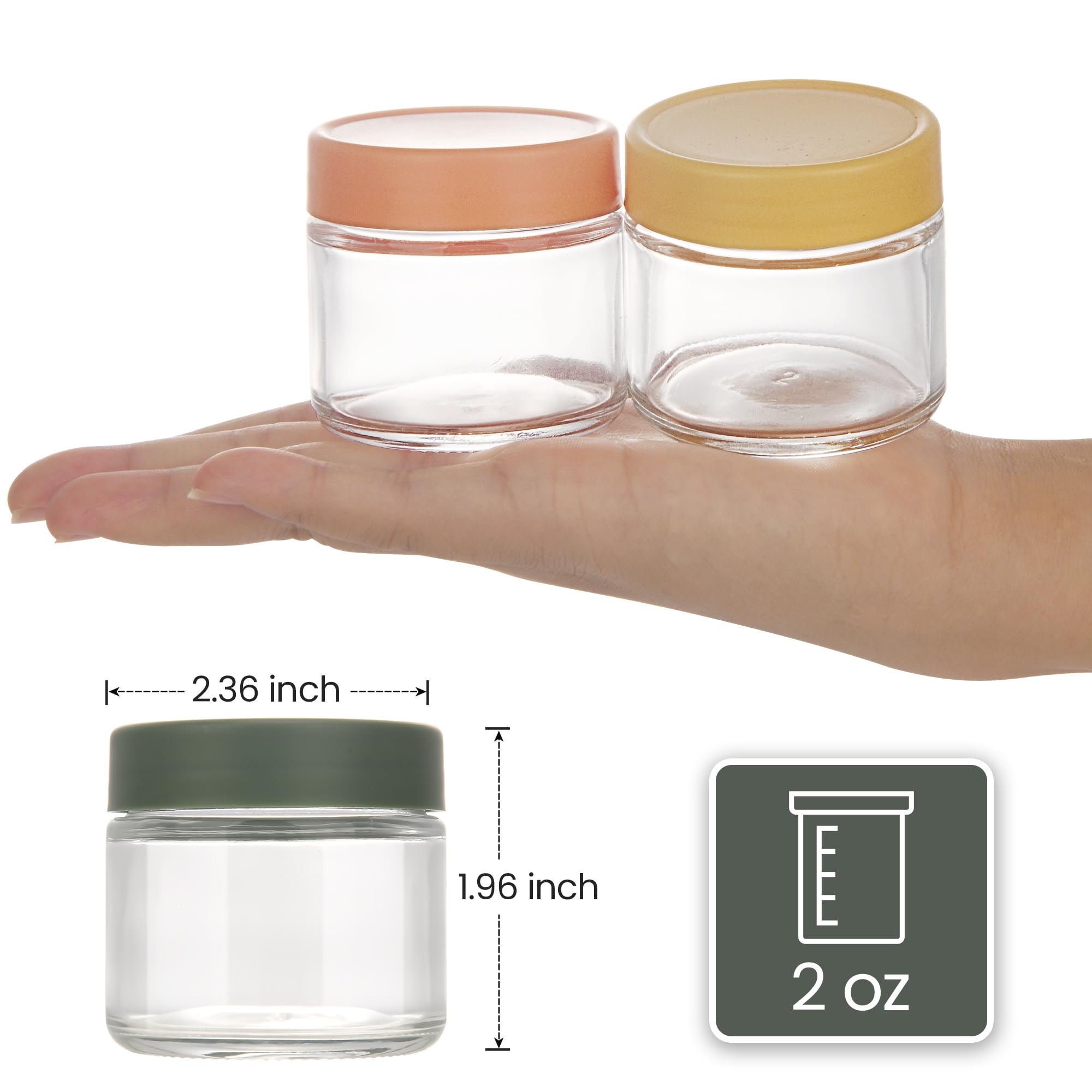 Lulonpon wide-mouth mini jars demonstrate dishwasher-safe cleaning ease