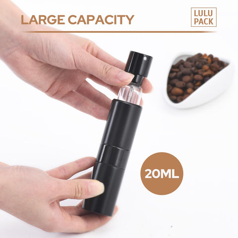 Lulupack spritz reducing static on coffee beans during handling