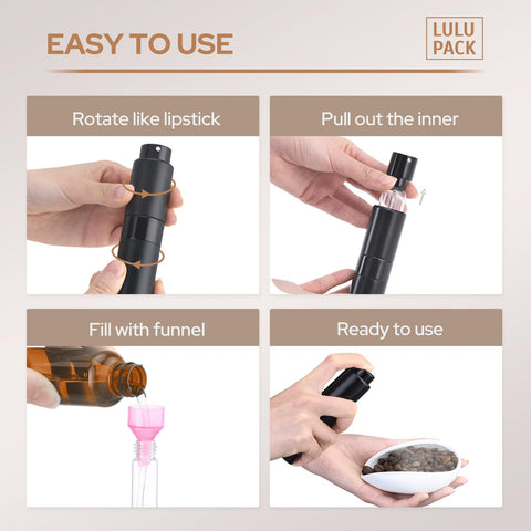 Lulupack static-reduction spritz helps minimize bean cling.
